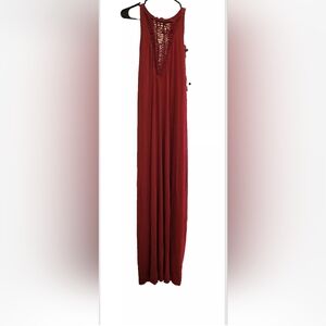 Neiman Marcus open back long dress size Medium